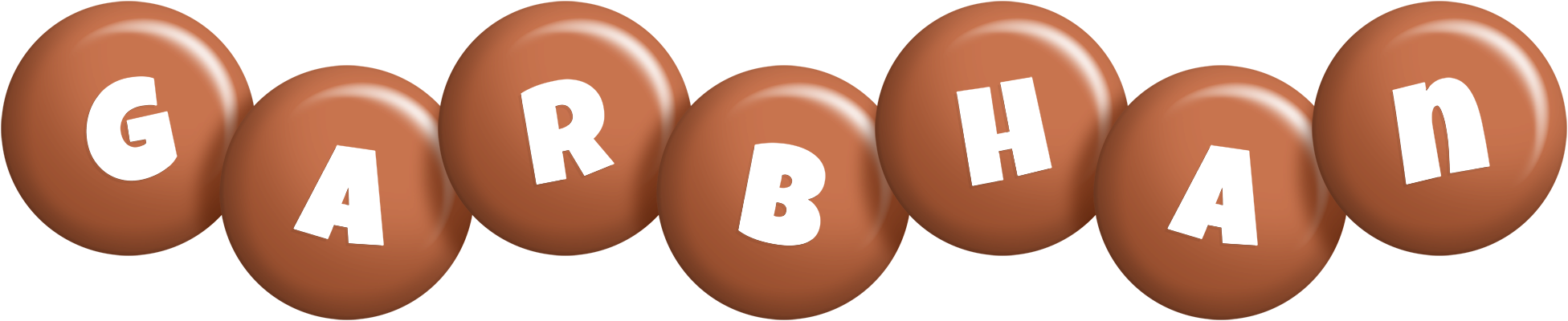 Garbhan candy-brown logo