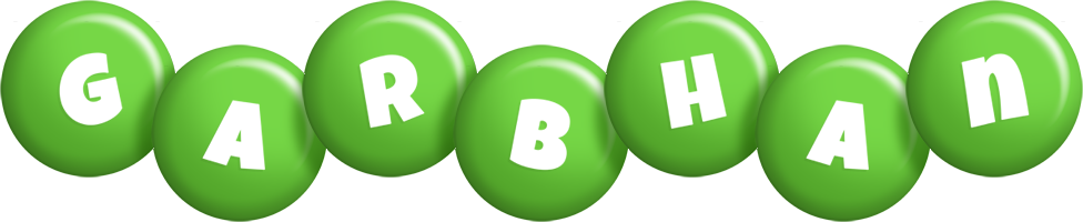 Garbhan candy-green logo