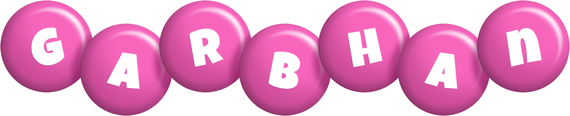 Garbhan candy-pink logo