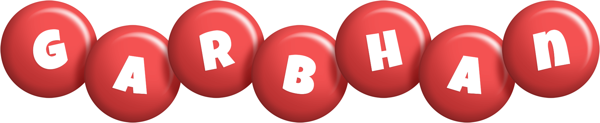 Garbhan candy-red logo