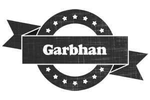 Garbhan grunge logo