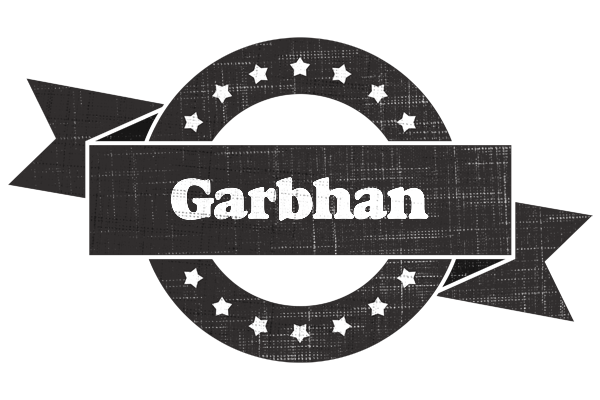 Garbhan grunge logo