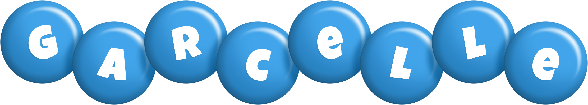Garcelle candy-blue logo
