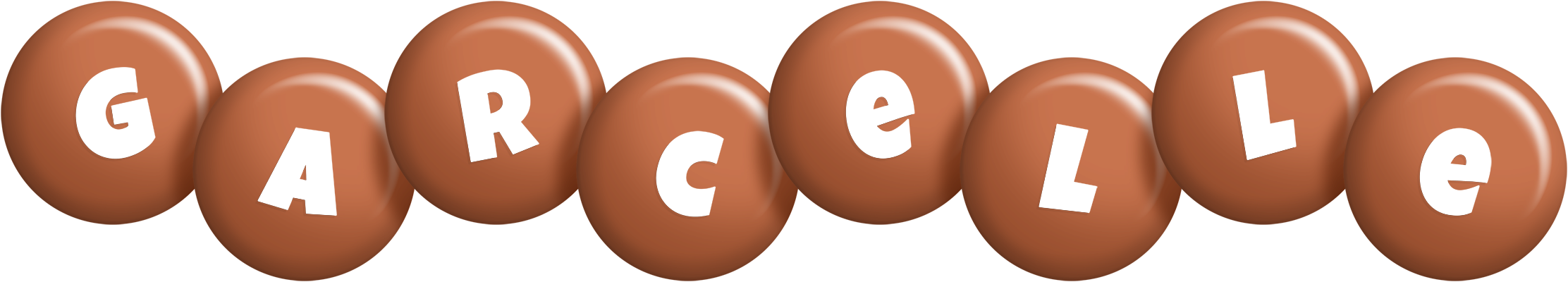 Garcelle candy-brown logo