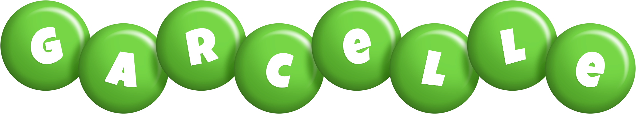 Garcelle candy-green logo