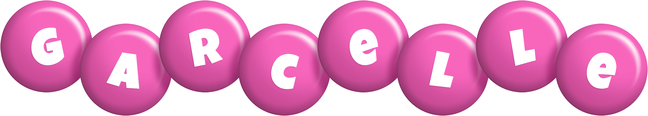 Garcelle candy-pink logo
