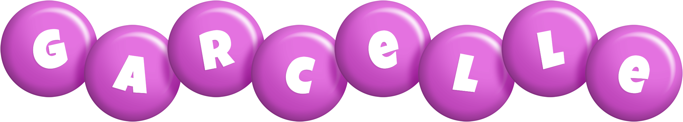 Garcelle candy-purple logo