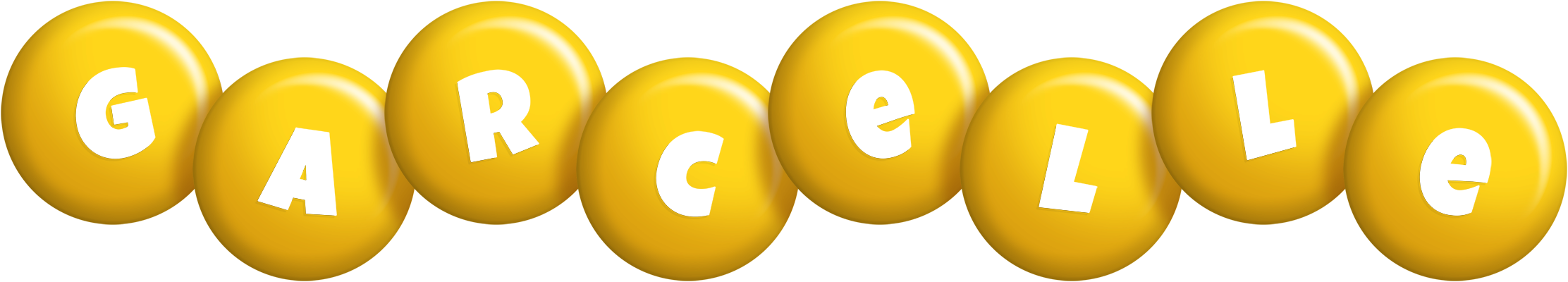 Garcelle candy-yellow logo