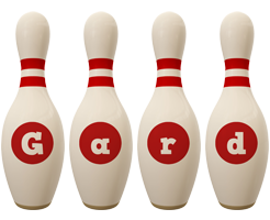 Gard bowling-pin logo