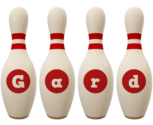 Gard bowling-pin logo
