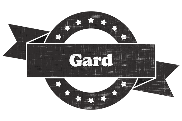 Gard grunge logo