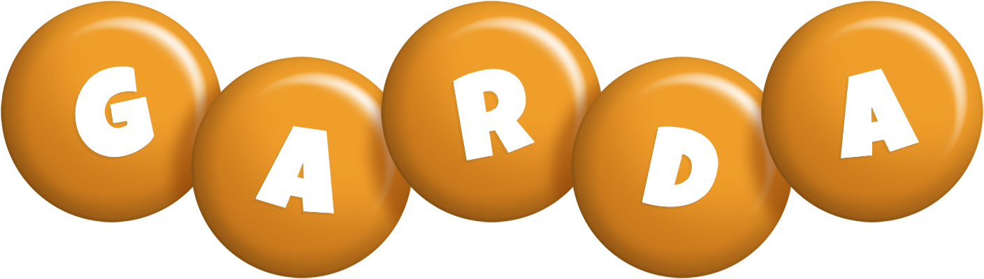 Garda candy-orange logo