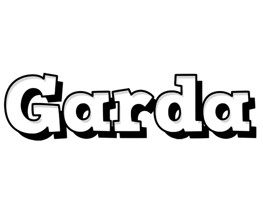 Garda snowing logo