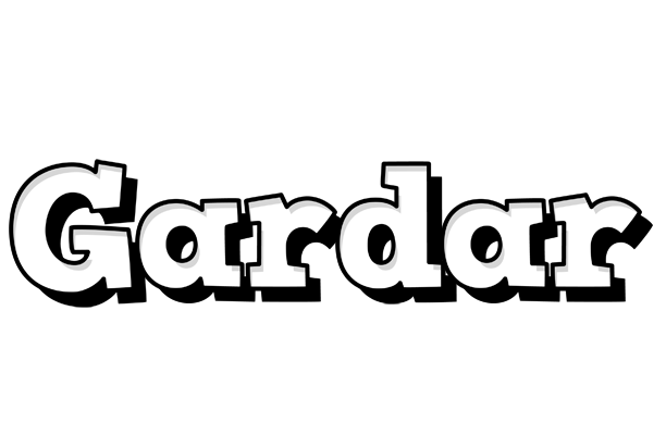 Gardar snowing logo