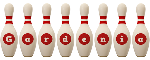 Gardenia bowling-pin logo