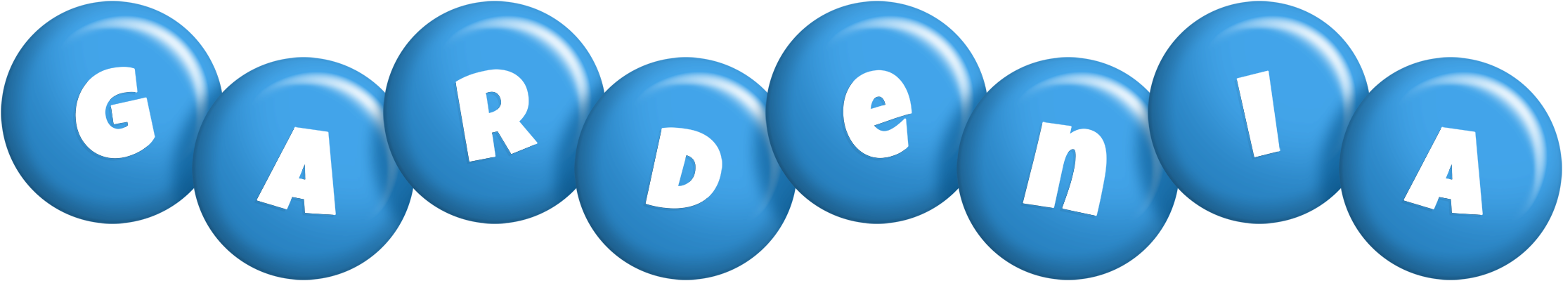 Gardenia candy-blue logo