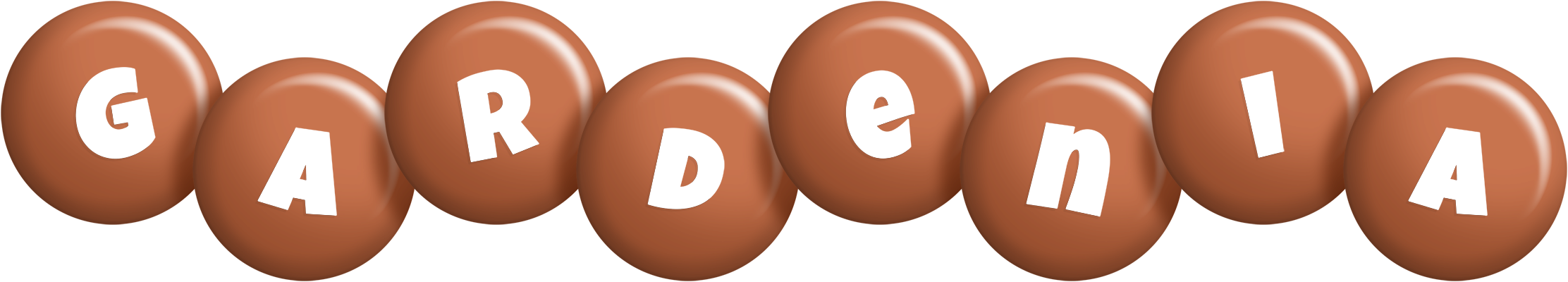 Gardenia candy-brown logo