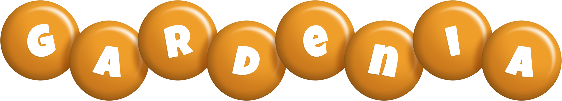 Gardenia candy-orange logo