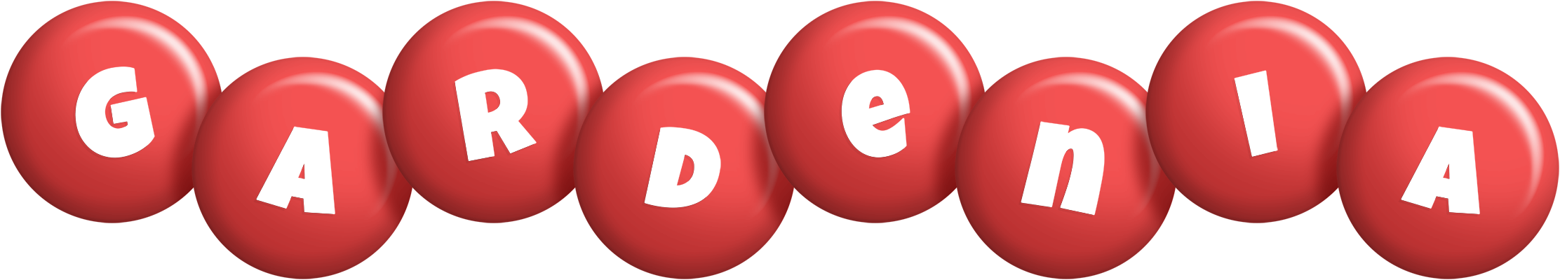 Gardenia candy-red logo