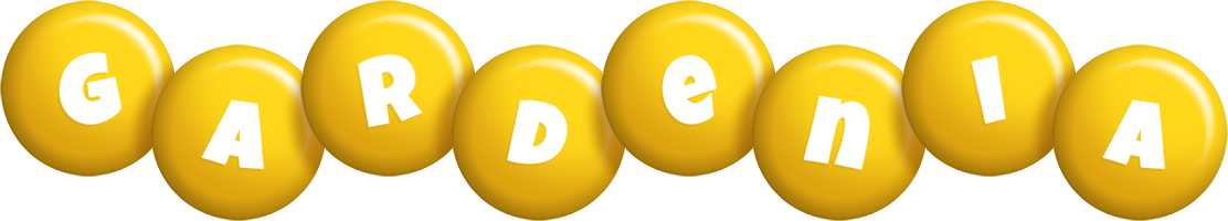 Gardenia candy-yellow logo