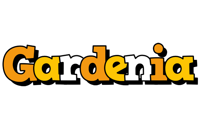 Gardenia cartoon logo