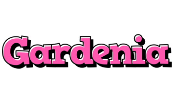 Gardenia girlish logo