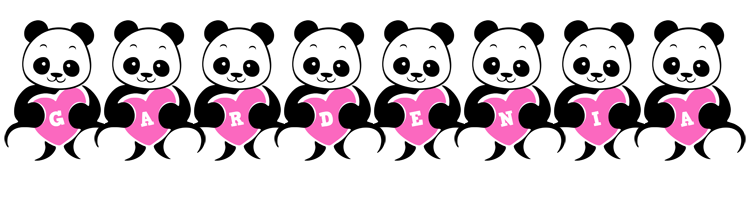 Gardenia love-panda logo