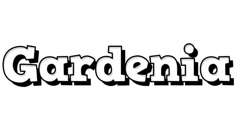 Gardenia snowing logo