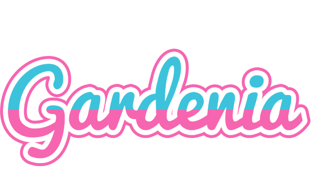 Gardenia woman logo