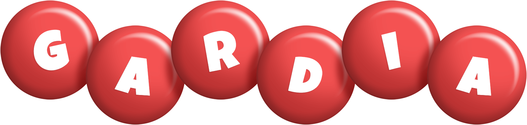 Gardia candy-red logo