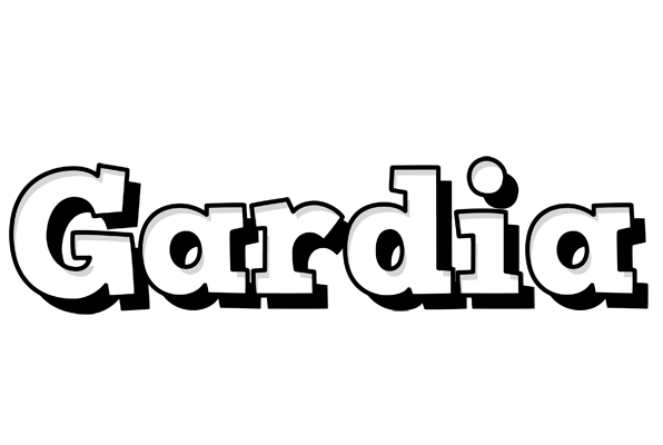Gardia snowing logo