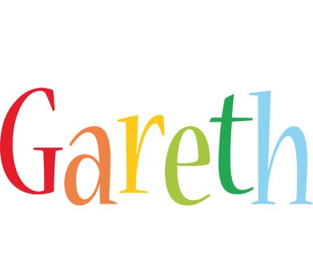Gareth birthday logo