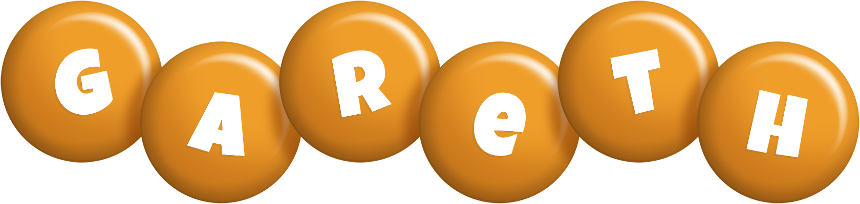 Gareth candy-orange logo