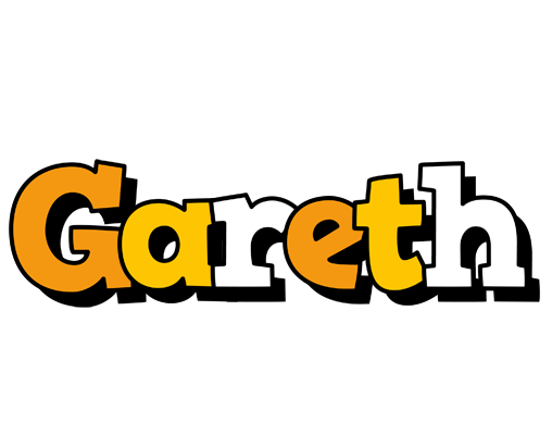 Gareth cartoon logo