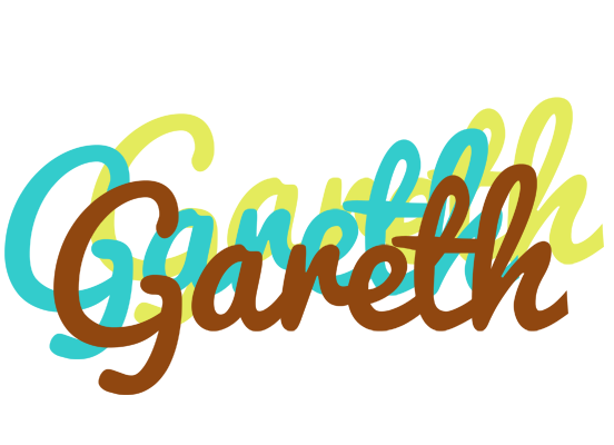 Gareth cupcake logo
