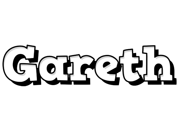 Gareth snowing logo