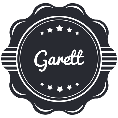 Garett badge logo