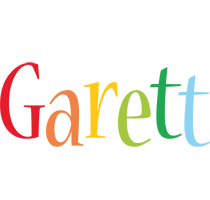 Garett birthday logo