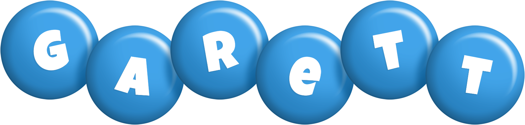 Garett candy-blue logo