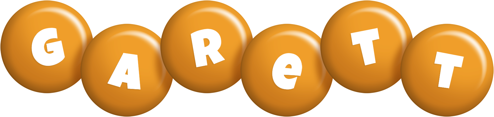 Garett candy-orange logo