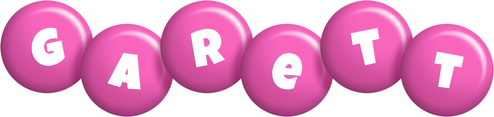 Garett candy-pink logo