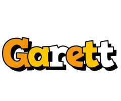 Garett cartoon logo