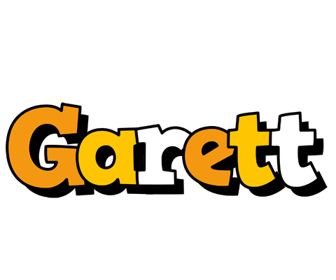 Garett cartoon logo