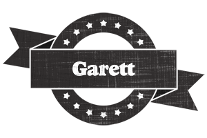 Garett grunge logo