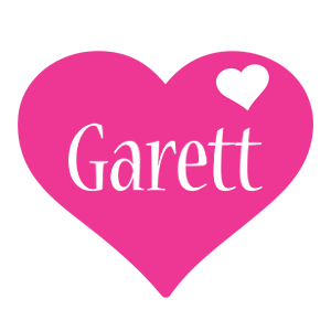 Garett love-heart logo