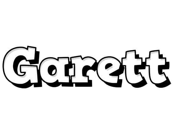 Garett snowing logo