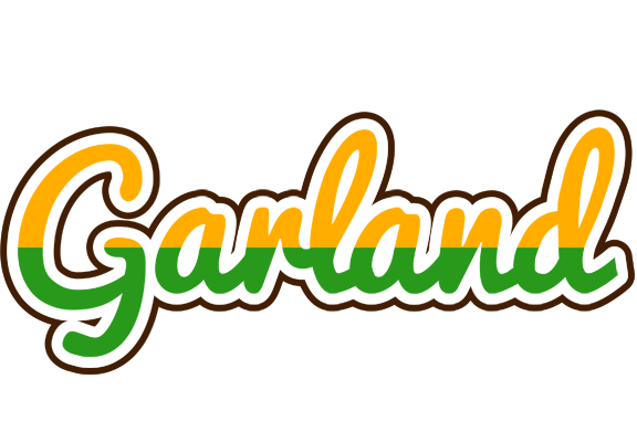 Garland banana logo