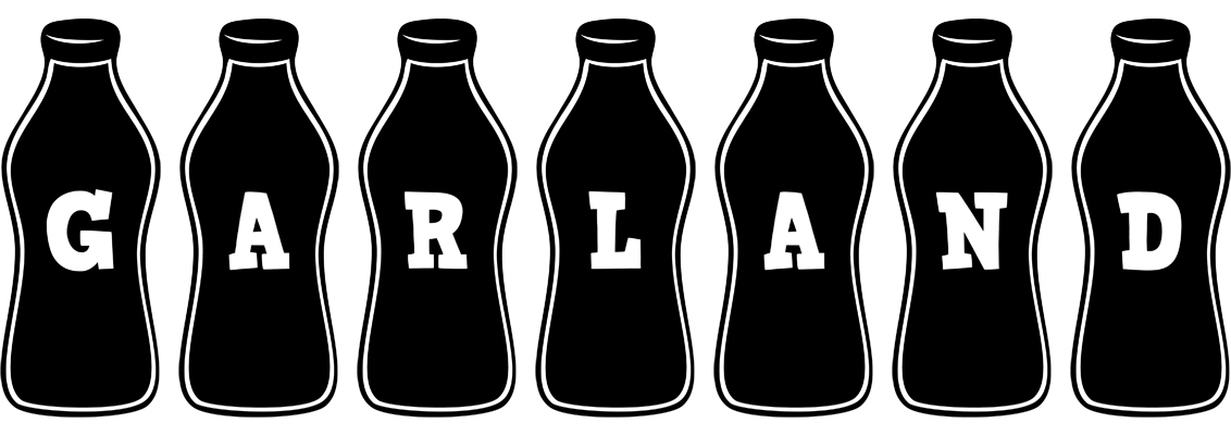 Garland bottle logo