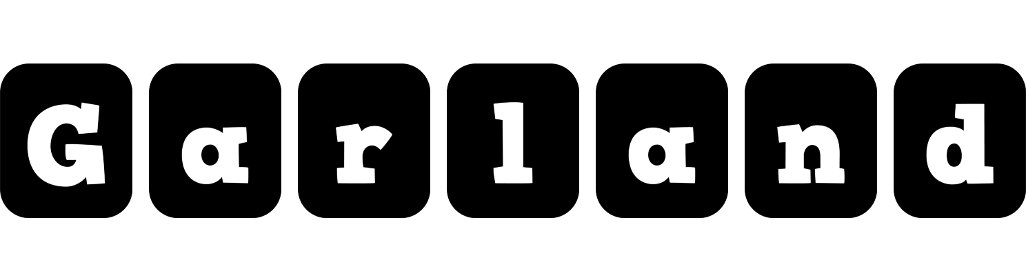 Garland box logo