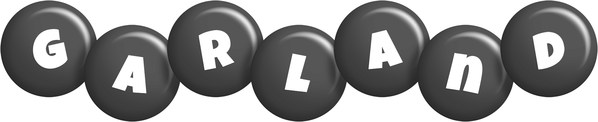Garland candy-black logo